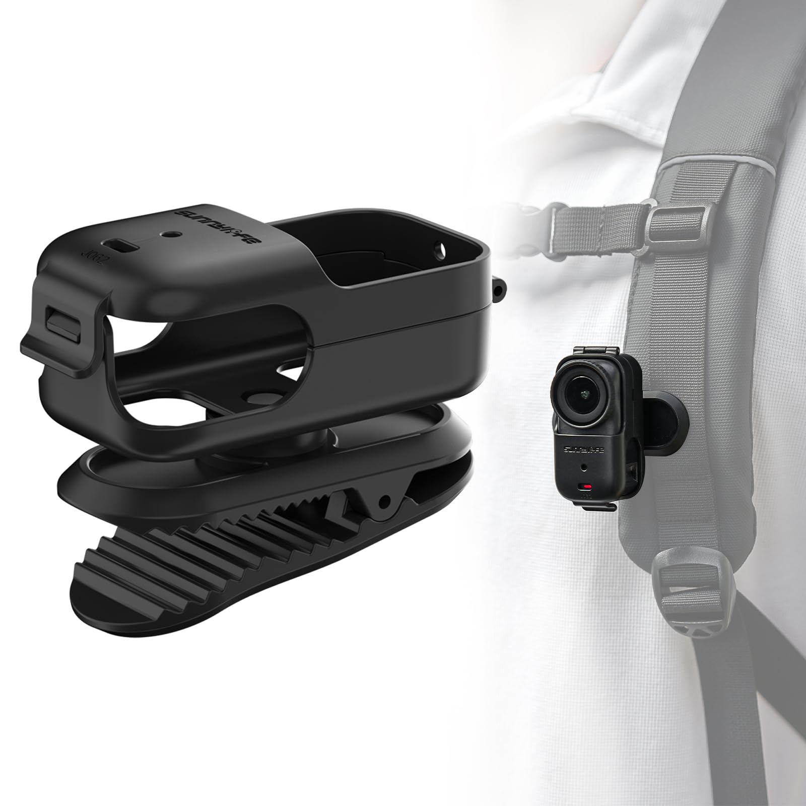 Osmo Nano Backpack Clip for DJI, Horizontal-to-Vertical Shooting, 360° Rotation Camera Clip for DJI Osmo Nano Accessories