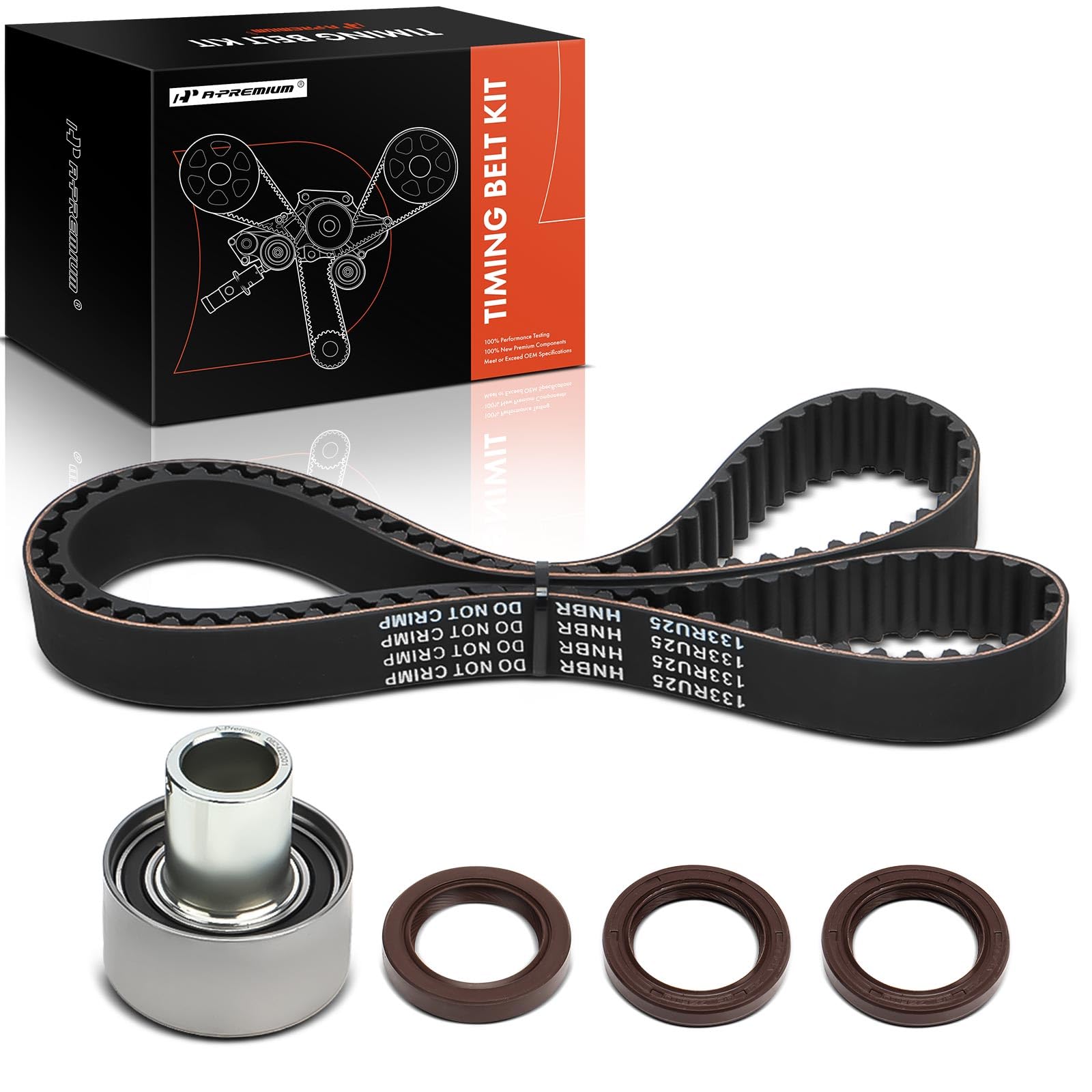 A-Premium Kit cinghia di distribuzione di ricambio per Infiniti QX4 Mercury Villager Nissan D21 Pickup Maxima Frontier Pathfinder Pickup 1995 Quest Xterra, 3.0L 3.3L V6 GAS SOHC aspirazione naturale