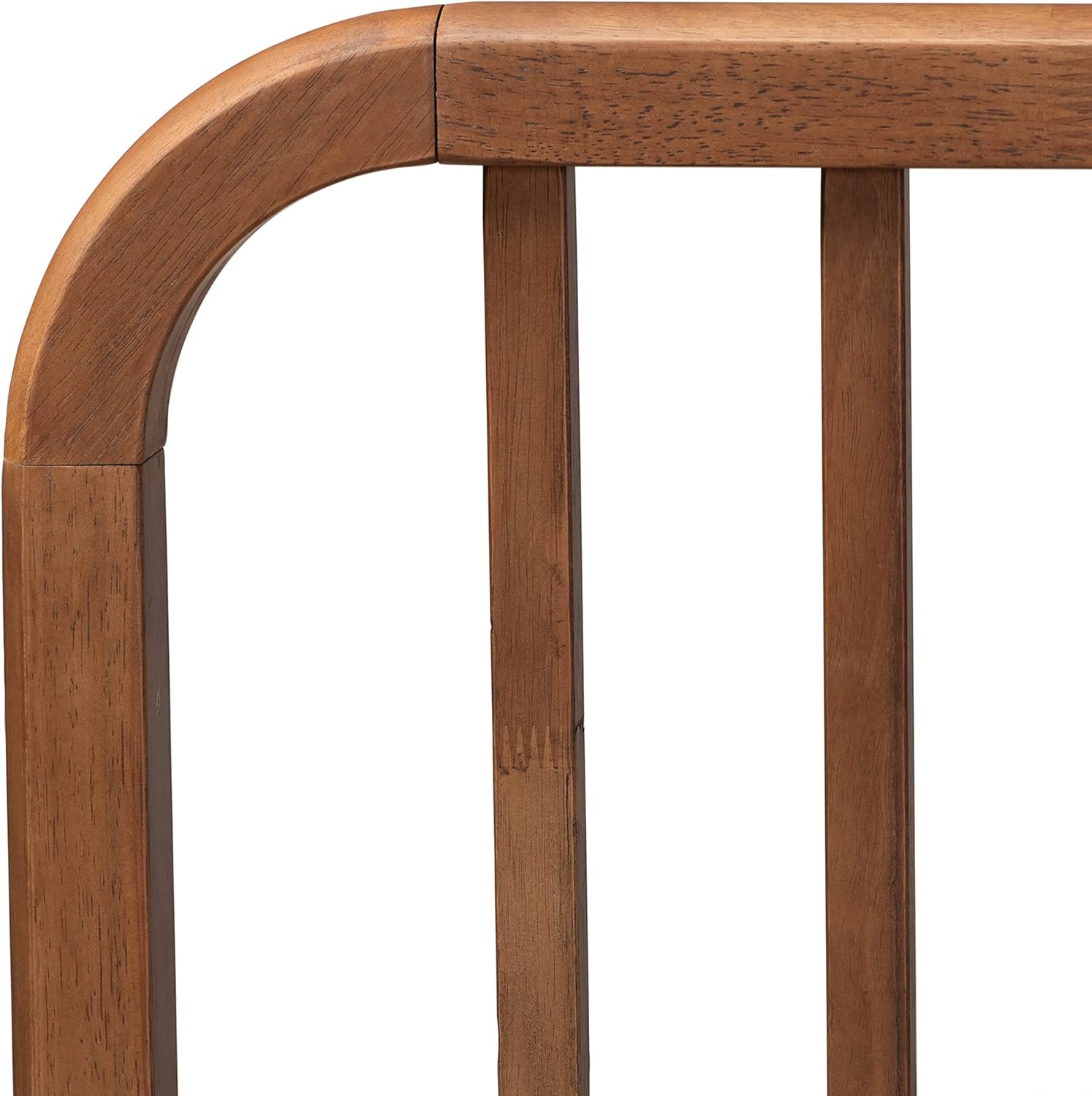 Baxton Studio Neilan Modern and Contemporary Walnut Brown Finished Wood Queen Size Platform Bed