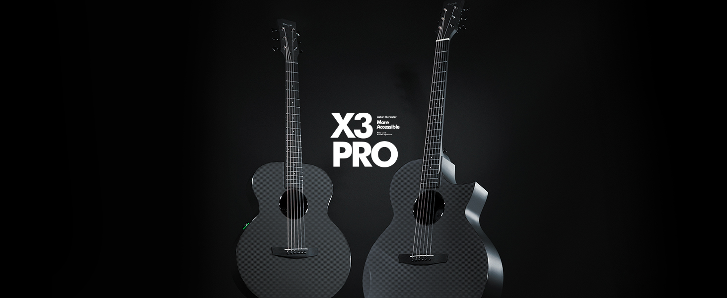 Amazon.com: Enya Acoustic-Electric Guitar X3 Pro Mini Carbon Fiber