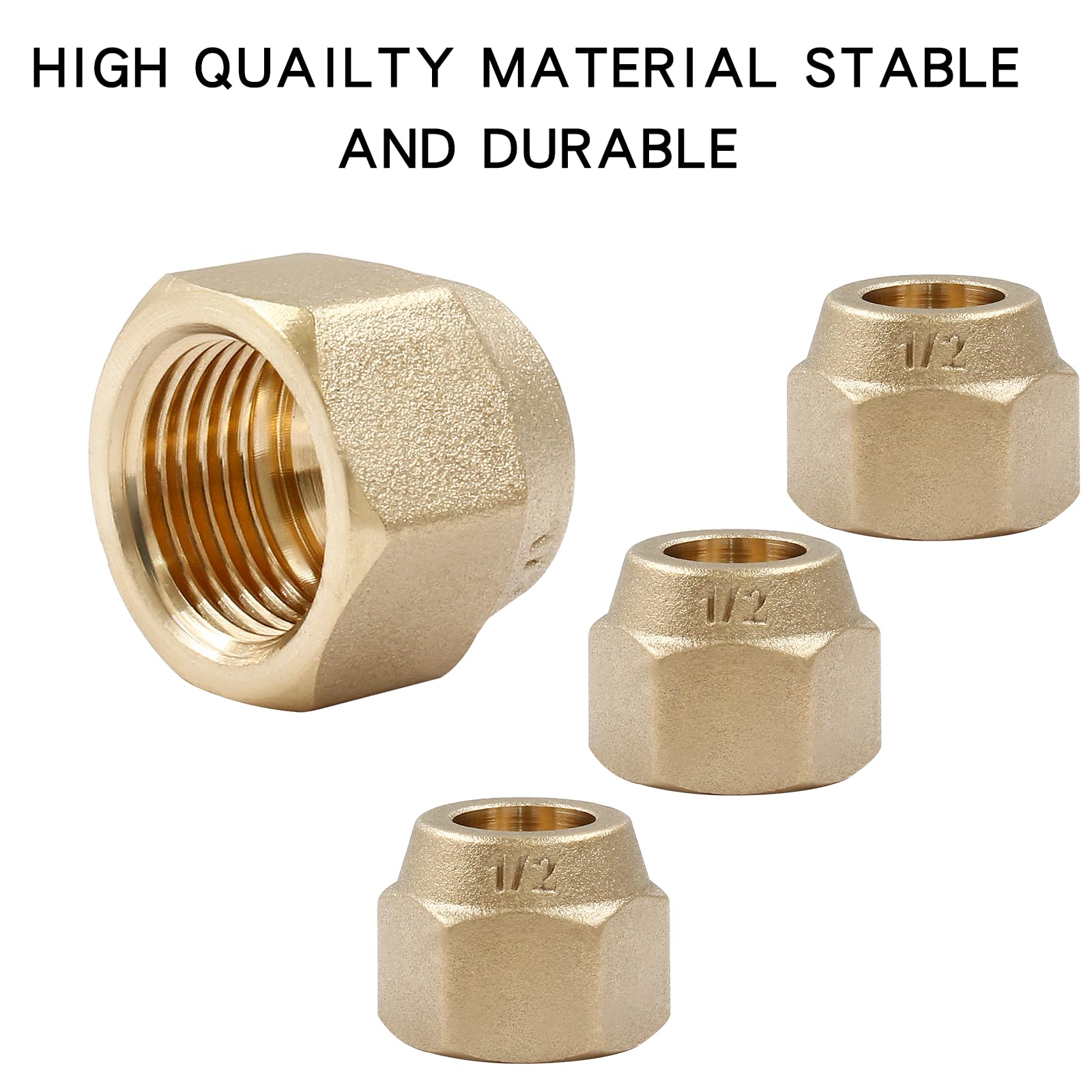 Amazon | Cionyce 10個パック 真鍮フレアナット エアコン用 銅