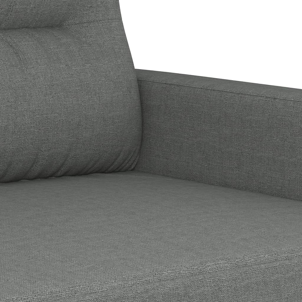 Sofa Chair Dark Gray Fabric (100% Polyester) Living Room Furniture
