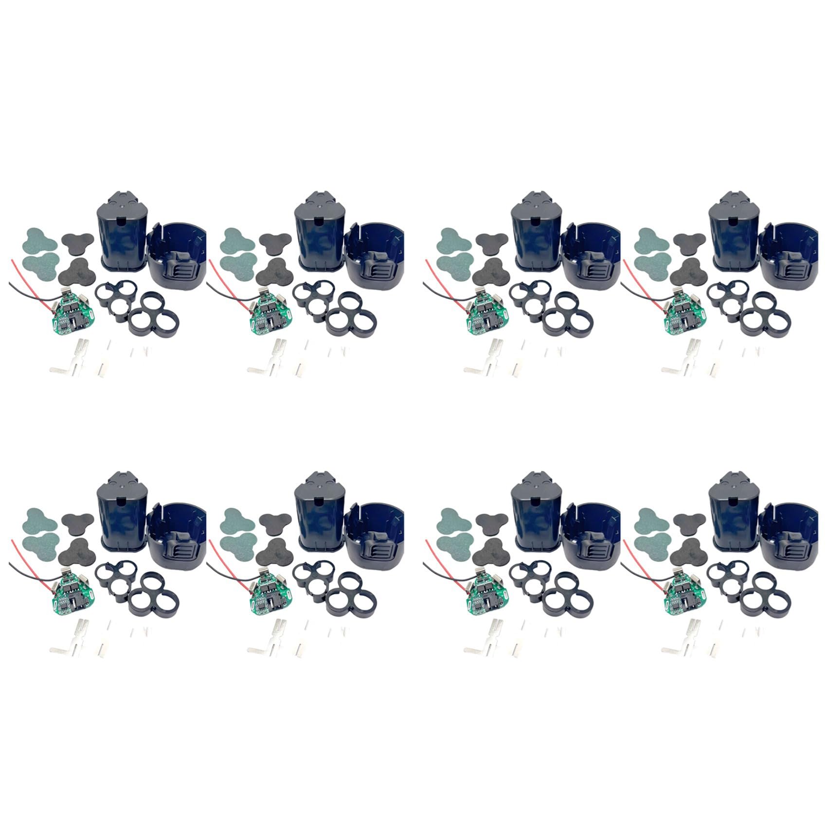 Jnchdghwa As Shown 8Set 12V Dc Electric Tool Hand Drill Power Li-Ion Battery Protection Board 18650 Lithium Box Circuit Pack Shell