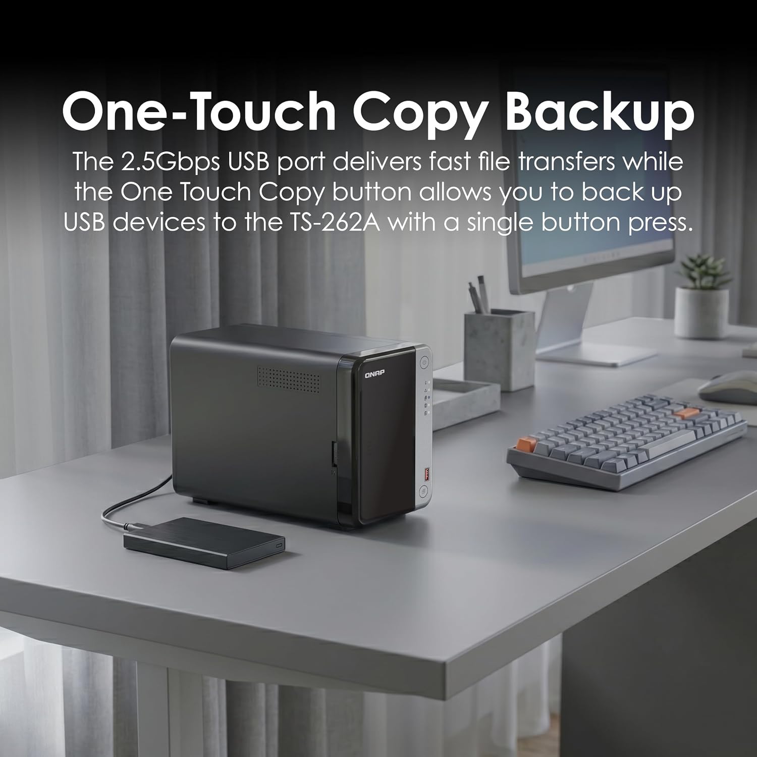 QNAP TS-262A-4G 2-Bay Desktop NAS