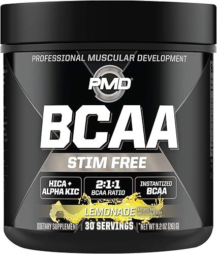 PMD Sports BCAA - Aminoácidos libres de espumas, mejor rendimiento de entrenamiento, recuperación mejorada, energía diaria, constructor muscular y