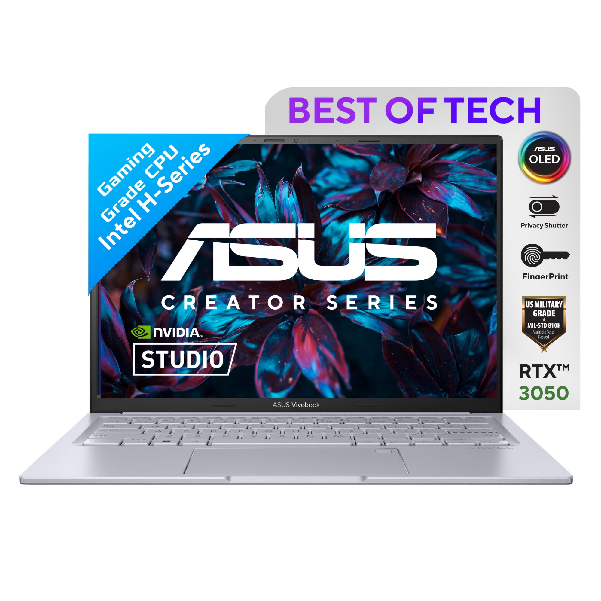ASUS Vivobook 14X OLED, Intel Core i5-13500H 13th Gen, 14" (35.56 cm) 2.8K 90Hz OLED, Creator/Gaming Laptop (16 GB RAM/512 SSD/4GB GeForce RTX 3050/Win11//Backlit//Silver/1.45 kg),K3405VCB-KM541WS_WO (B0CZ3PZ5YH) Amazon Price History, Amazon Price Tracker
