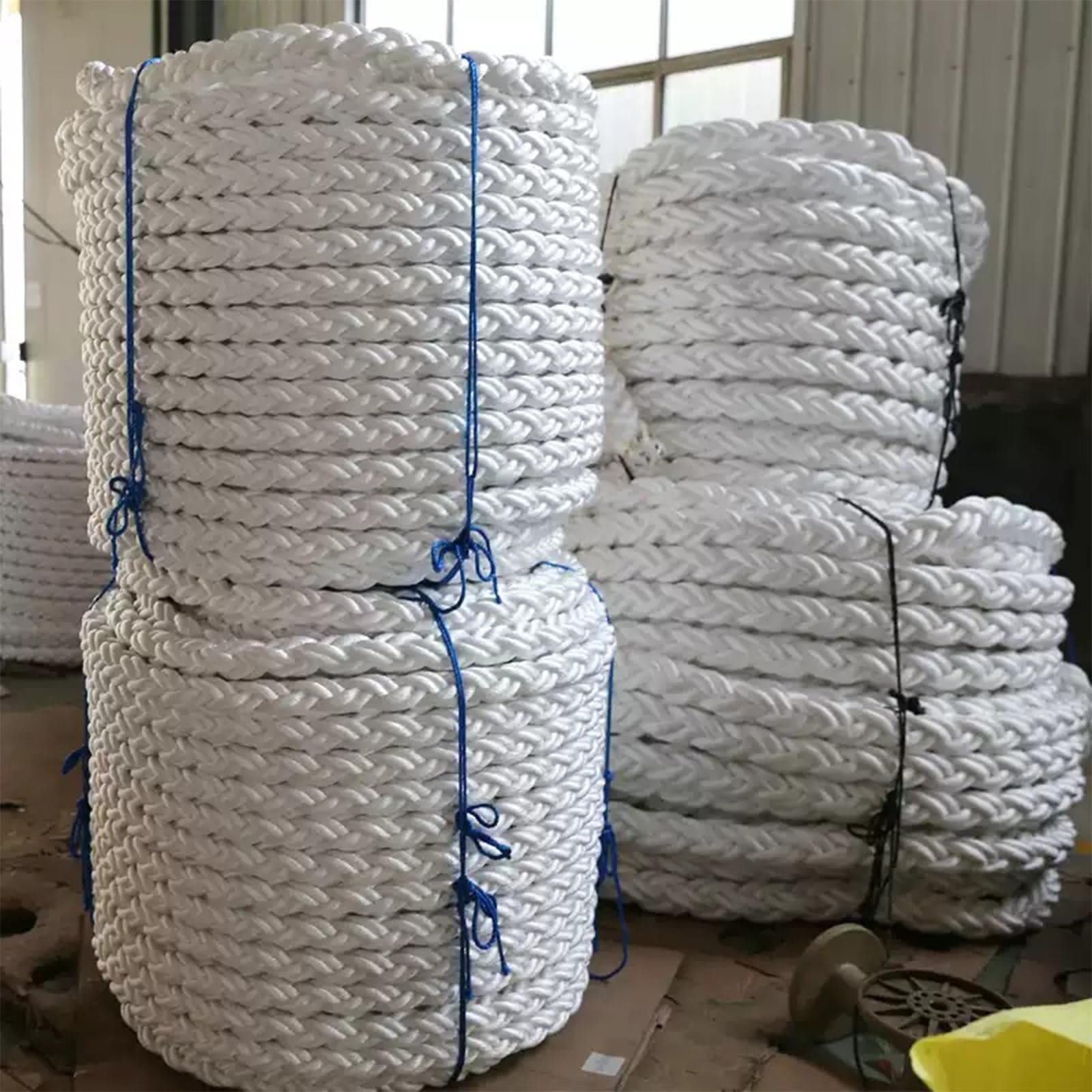 Bootsankerleine – Bruchlast 12/15/20/24/28/33/39/44/50 Tonnen – 10 m Nylon-Ankerseil für Schifffahrt, Anlegen, Verankern und Ladungssicherung, Geeignet für Schwerlastfrachter, Yachten(40mm 12T)
