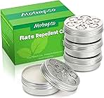 Peppermint Oil to Repel Mice and Rats, 4 Pack for Car Engines, Mouse Repellent Keeping Rodents Out of House Garages, Human Pet Dog Plant Safe