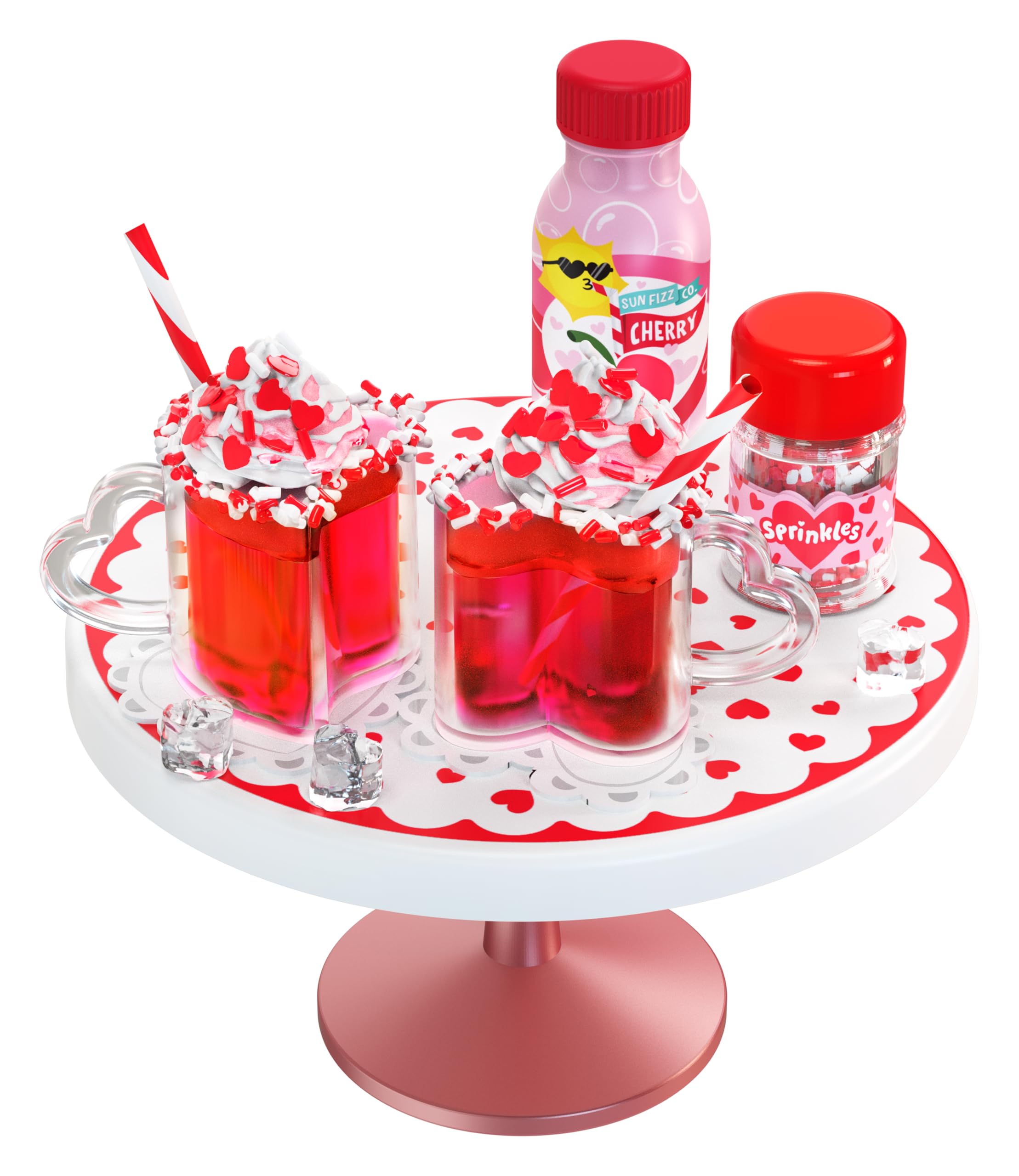 MGA's Miniverse Make It Mini Valentine's (3 Pack) Mini Collectibles, Mystery Blind Packaging, Seasonal, Sweetheart, DIY, Crafts, Resin Play, Replica Food, NOT Edible, Collectors, 8+