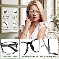 Vista 41 de CCVOO Reading Glasses for Women/Men, Eyeglasses, Blue Light Readers for Women/Men, Computer Eye Glasses, Cheaters