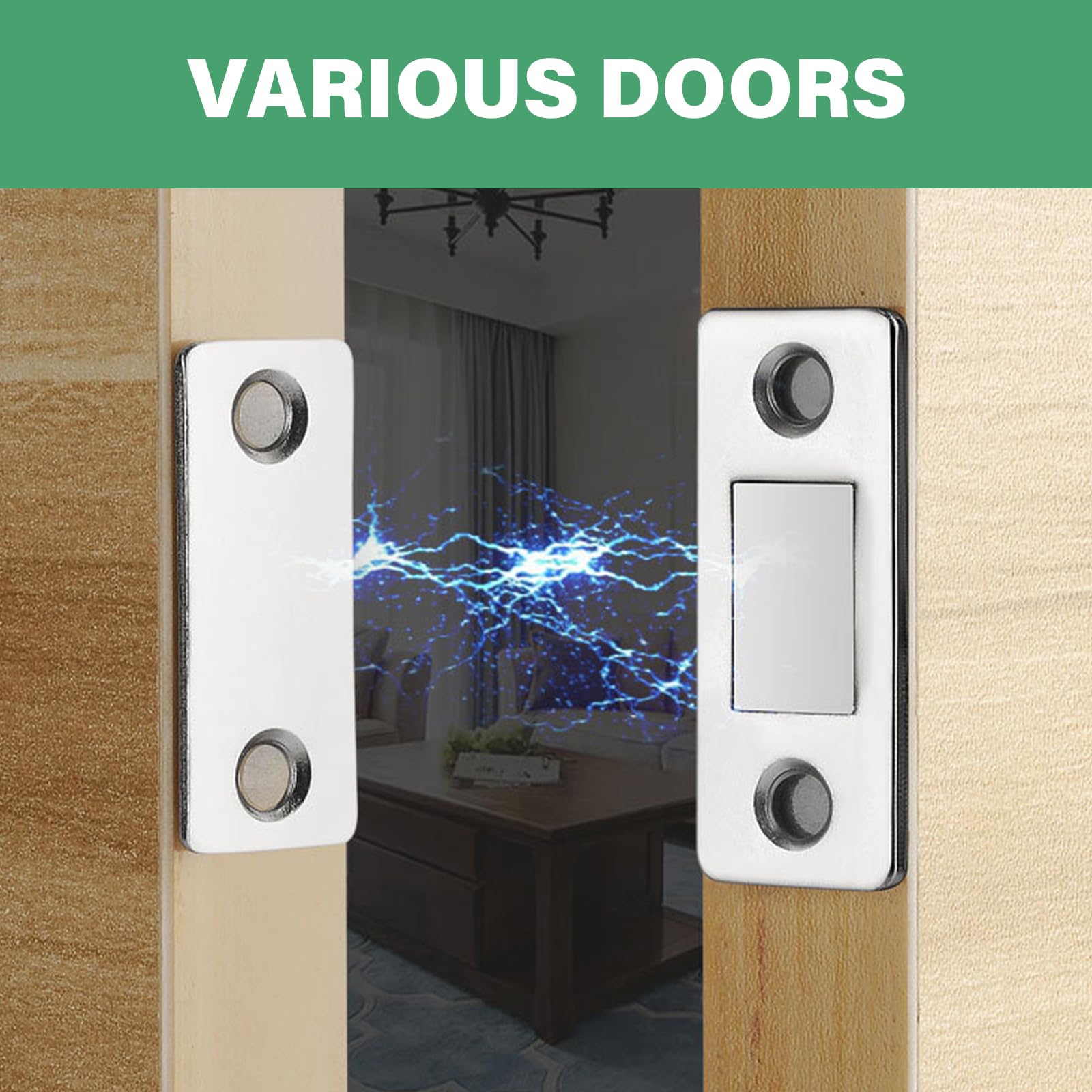 20 Set Di Chiusure Magnetiche Per Mobili, Fermaporta Magnetici, Kit