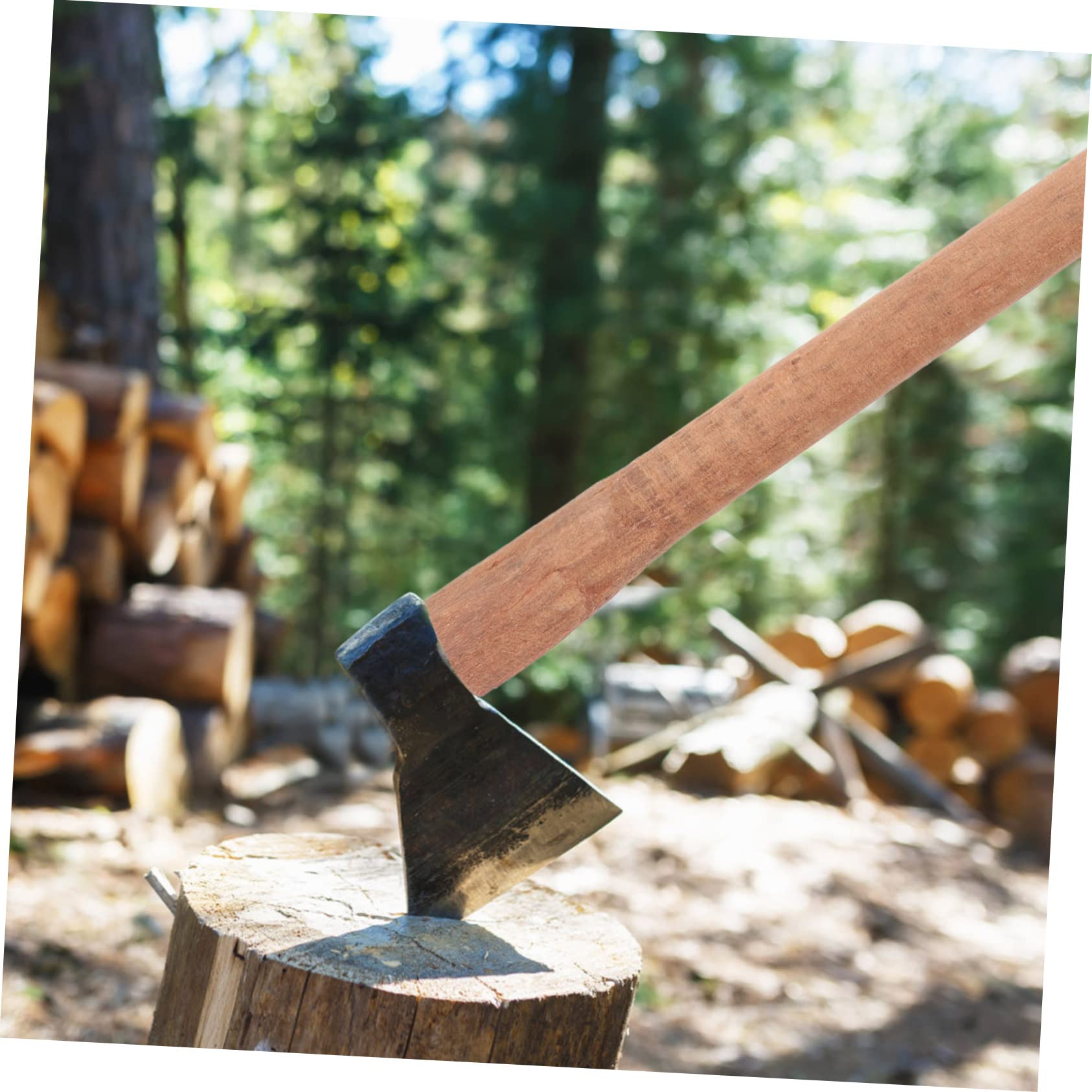 TEHAUX 2Pcs Handle Replacement for Camp Hatchet Square Design for Comfortable Grip for Outdoor Chopping and Gardening and Ax Handle