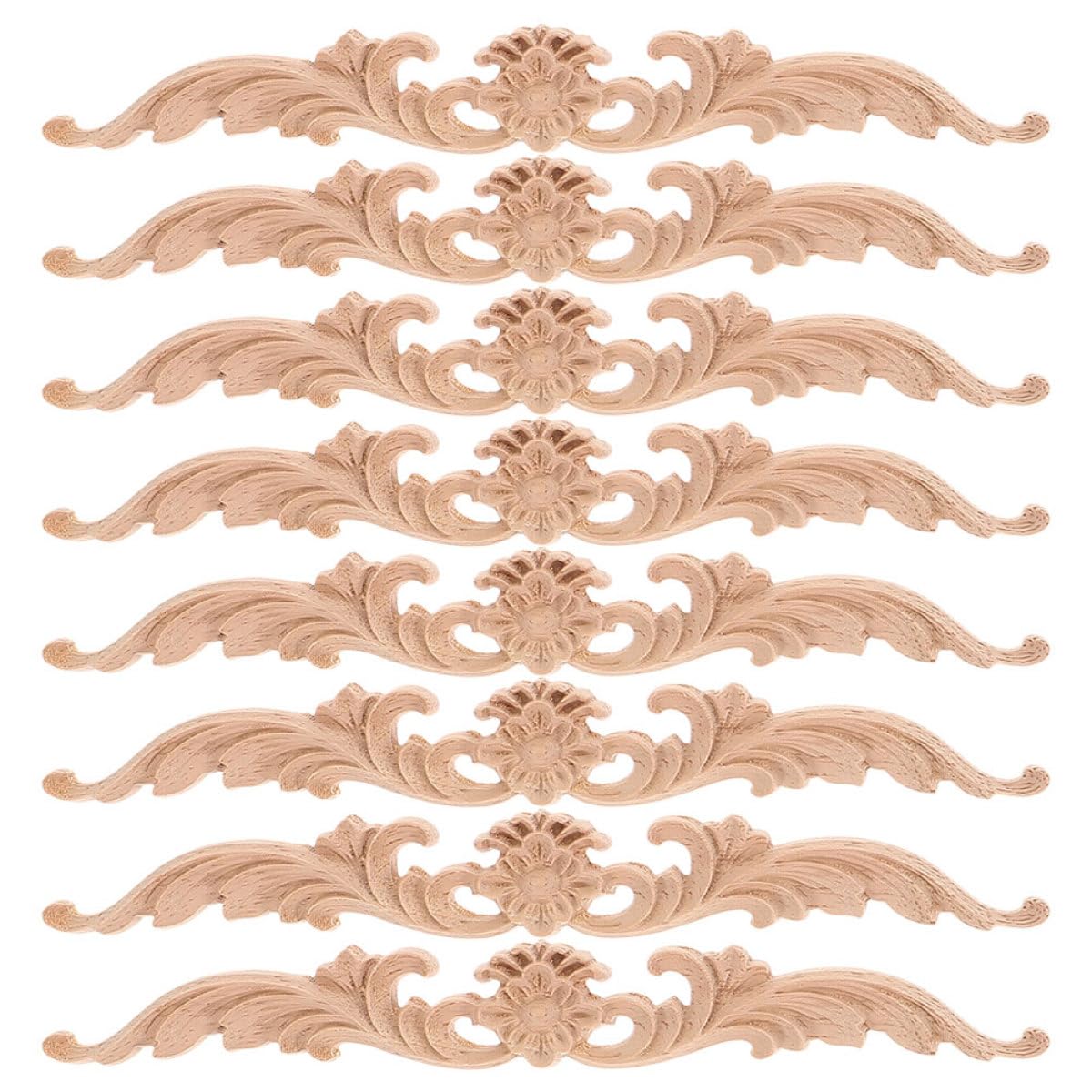 Detalles tallados en madera natural para ocultar imperfecciones en muebles