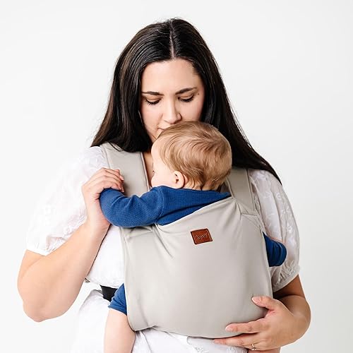 Miniatura 1 de Haven Portabebés por Happy! - Mezcla de algodón orgánico, 7-35 libras, recién nacido a niño pequeño (paloma)
