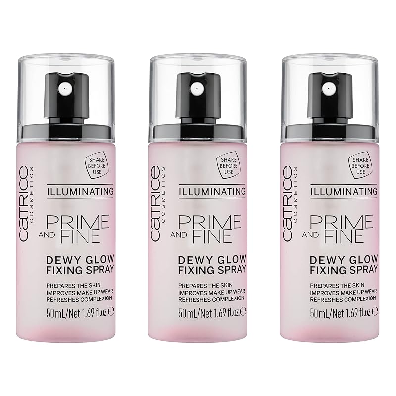 Catrice Prime & Fine Bruma Iluminadora para o Rosto, Pacote com 3