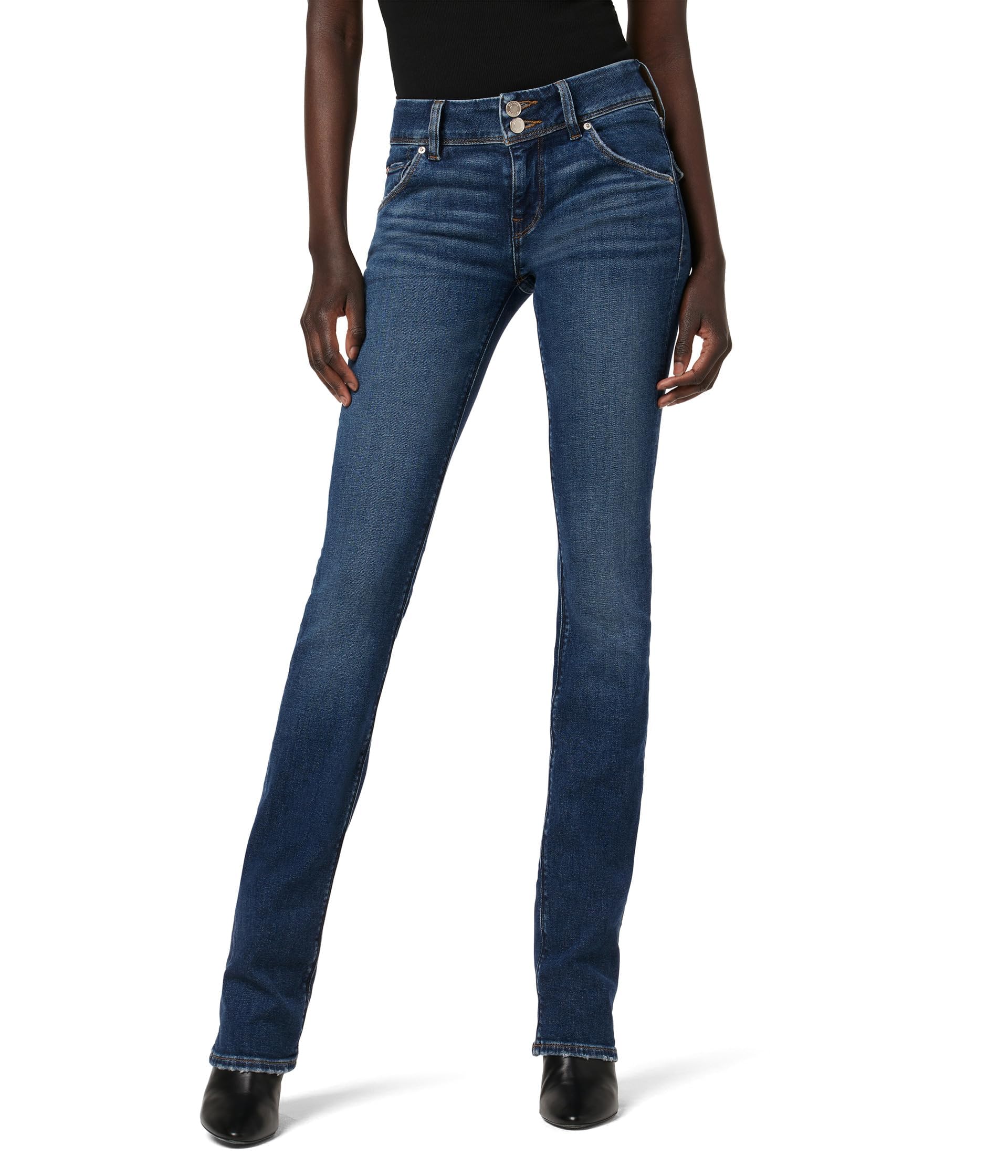 HUDSON Women's Beth Baby Bootcut Jean with Back Flap Pockets