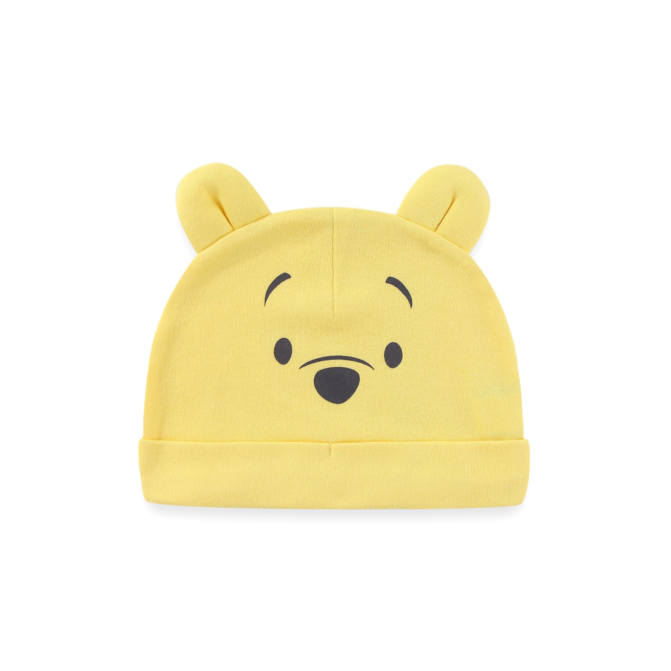 Disney Winnie The Pooh - Enredadera de manga corta con sombrero y botines, juego de 3 piezas para recién nacidos y bebés