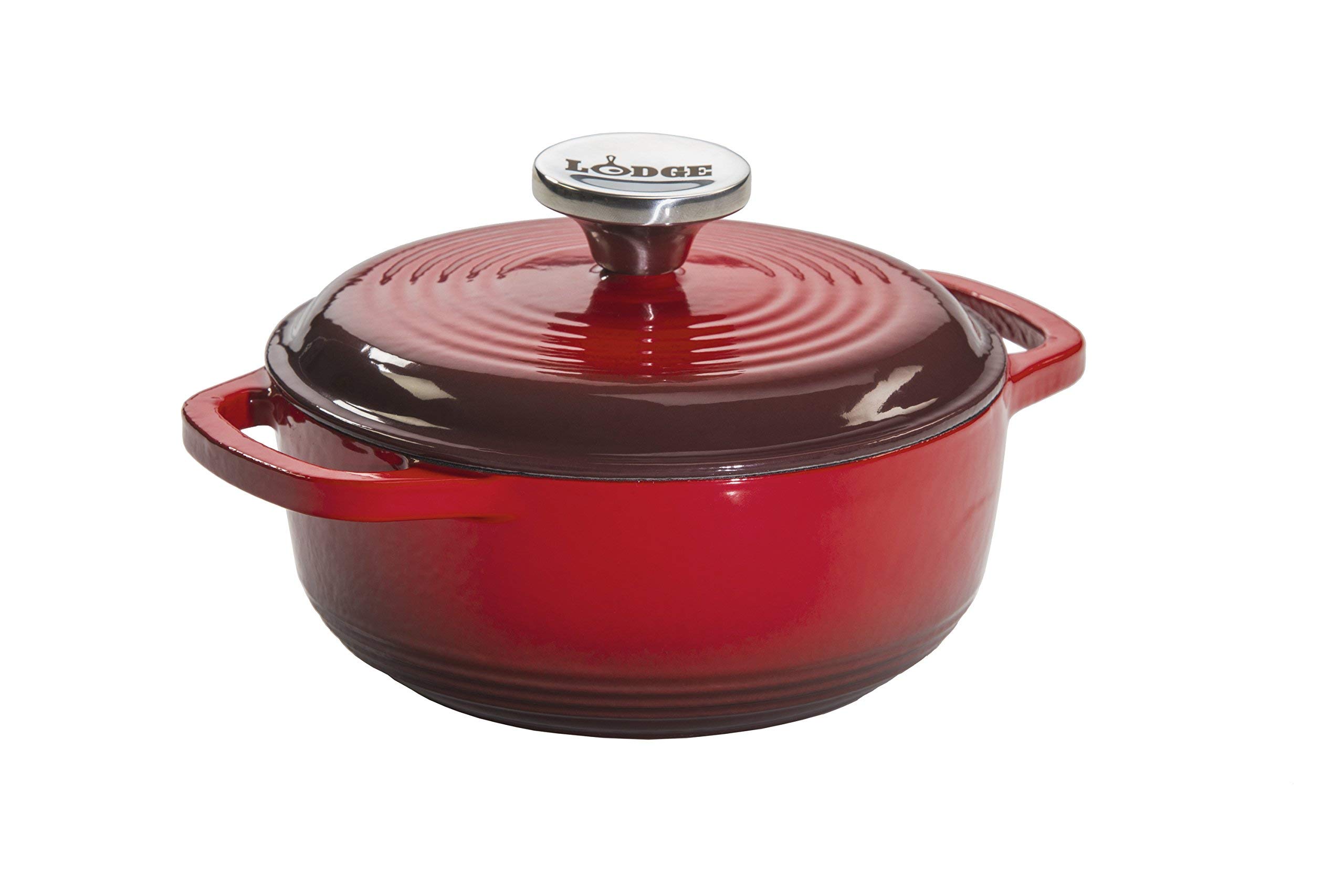 Lodge 1.5 Quart Enameled Cast Iron Dutch Oven