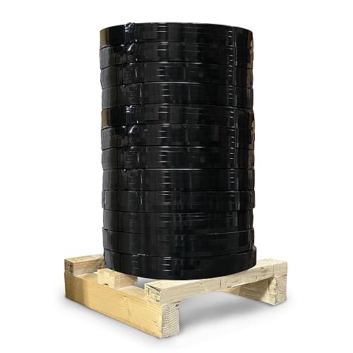 Miniatura 18 de 8NET, banda de acero para flejes, 2.470 pies de largo x 5/8 pulgadas de ancho x 0.020 pulgadas de grosor (1,460 libras de resistencia a la rotura)