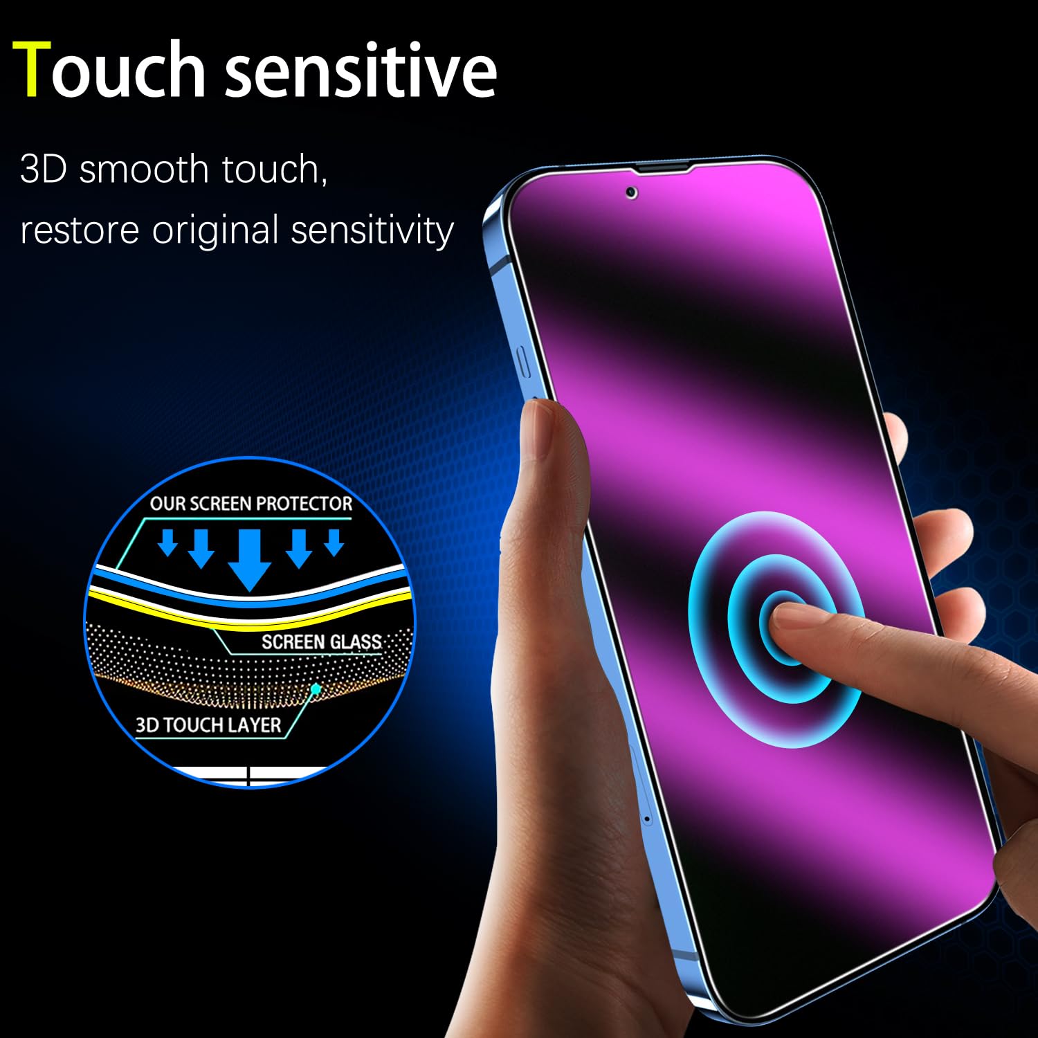 Protection écran Verre Trempé Anti-espion Pour IPhone 17 - Lot De 2, Dureté 9H
