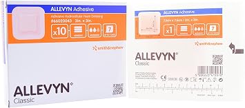 Dressing Adhesive Allevyn 3"x3" - Smith & Nephew 66020043