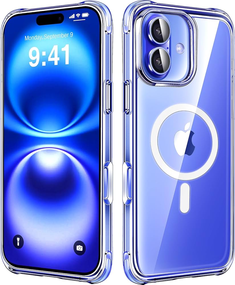 Amazon.com: Mkeke Magnetic Designed for iPhone 16 Case Clear