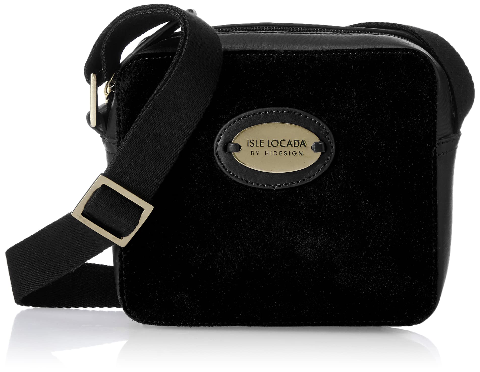 Isle Locada by Hidesign Womens Crossbody bag (Black) (B0B5XTQDWX) Amazon Price History, Amazon Price Tracker