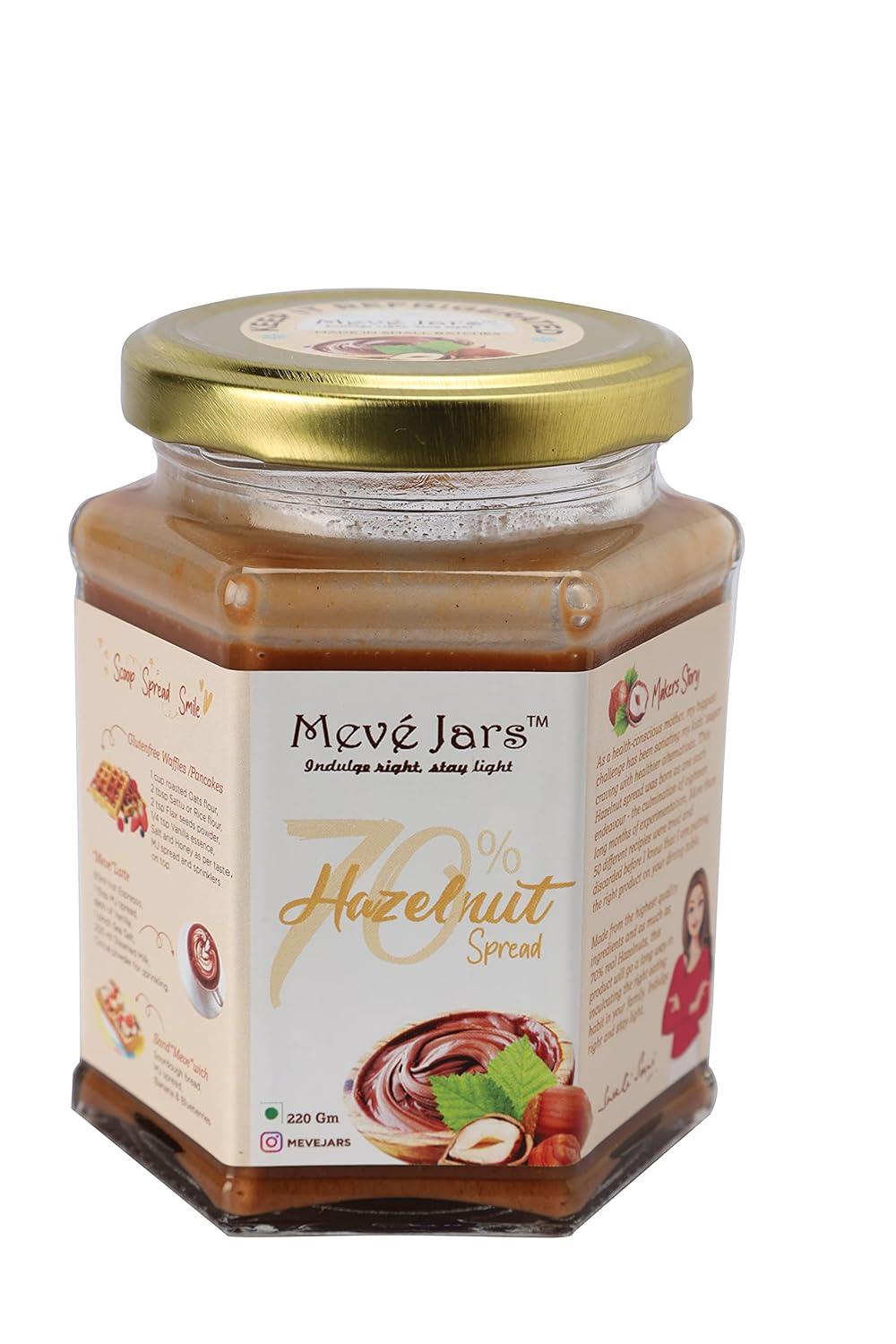 MEVE JARS HAZELNUT SPREAD Amazon.in Grocery & Gourmet Foods