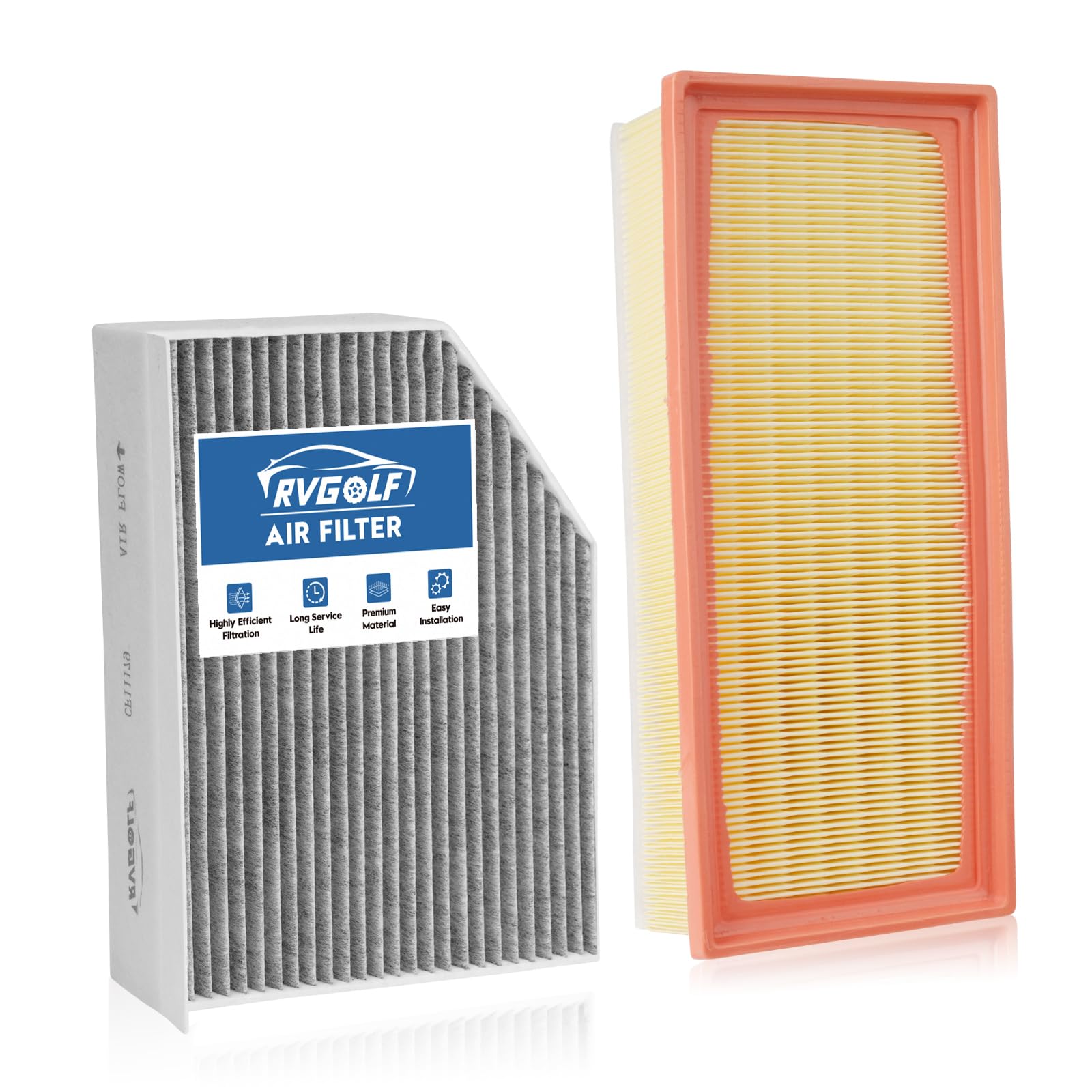 Engine+Cabin Air Filters Fit for 2009-2016 Audi A4