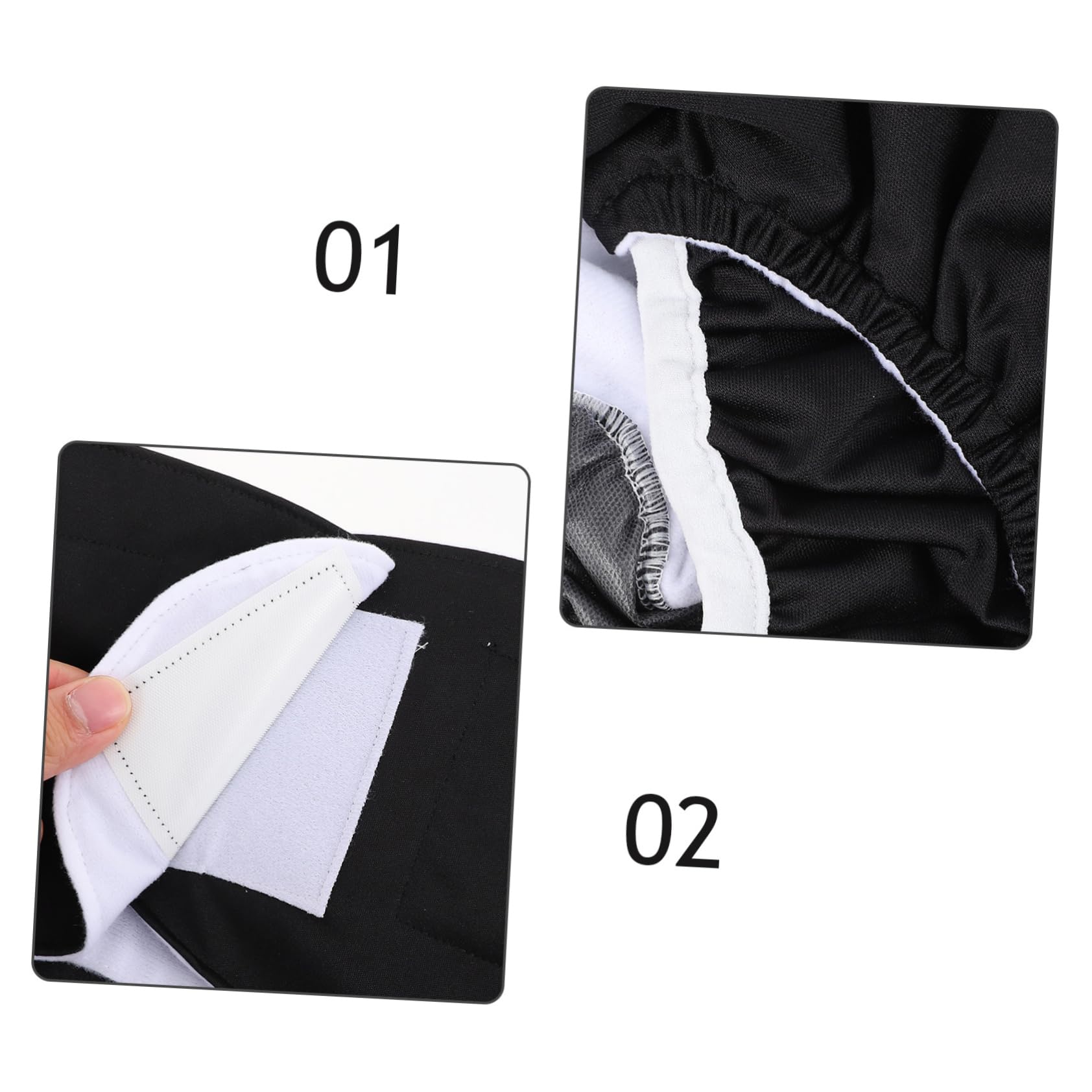 TOVINANNA Elderly Incontinence Diaper Adult Reusable Nappy Breathable Waterproof Cover