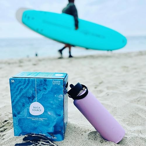 Miniatura 7 de Aquene Springs Agua de fuente de sílice, agua geotérmica pura y rica en sílice para hidratación diaria, filtrada naturalmente, deuterio agotado, pH