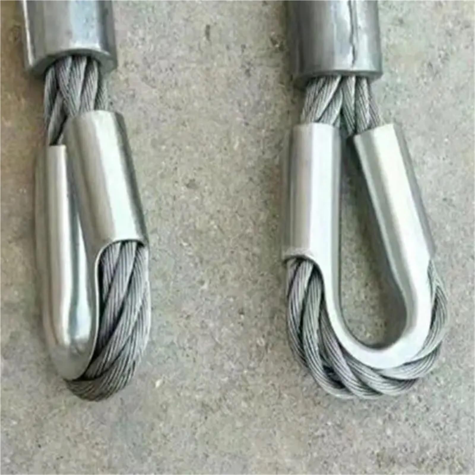 Produktbild von 6 Mm Kausche 10 Stück – Edelstahl V4A, Rostfrei & Salzwasserfest, Für Drahtseilklemmen & Windenseile