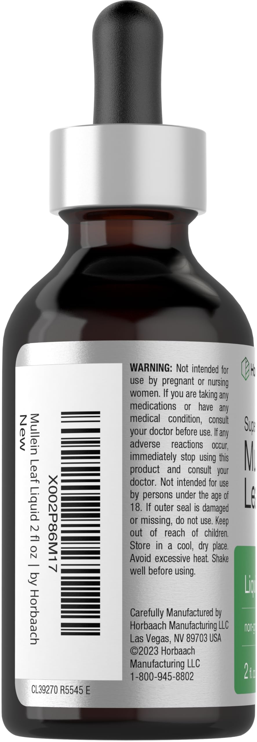 Horbäach Mullein Leaf Extract Drops | 2 fl oz — Amazon image 3