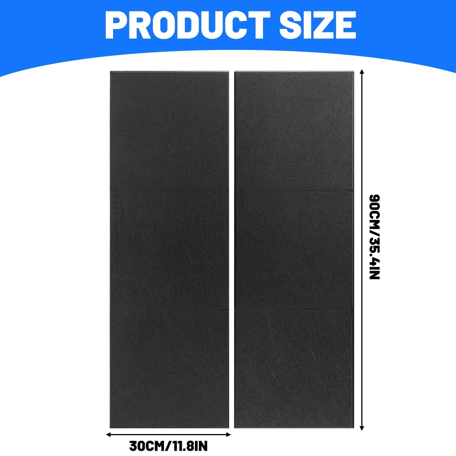 60x90cm Protection Murale en Feutre pour Cible de Fléchettes Feutre Liège Autocollante Panneau Rectangulaire pour Jeu Fléchettes (Noir)