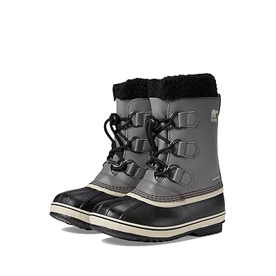SOREL Kids Yoot Pac TP WP (Little Kid/Big Kid) Kids Shoes Quarry/Black
