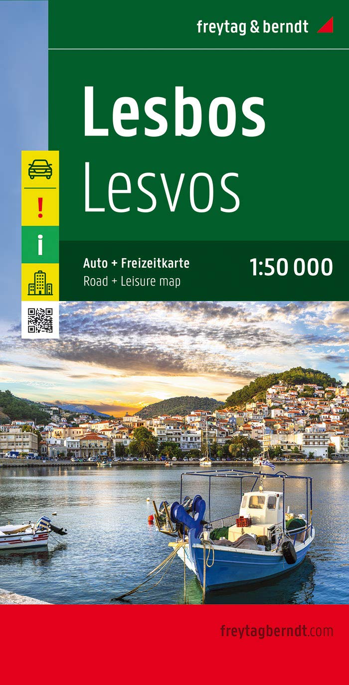 Lesbos f&b (+r): Toeristische Wegenkaart 1:50 000: Wegenkaart Schaal 1 : 150.000 (F&B Wegenkaarten)