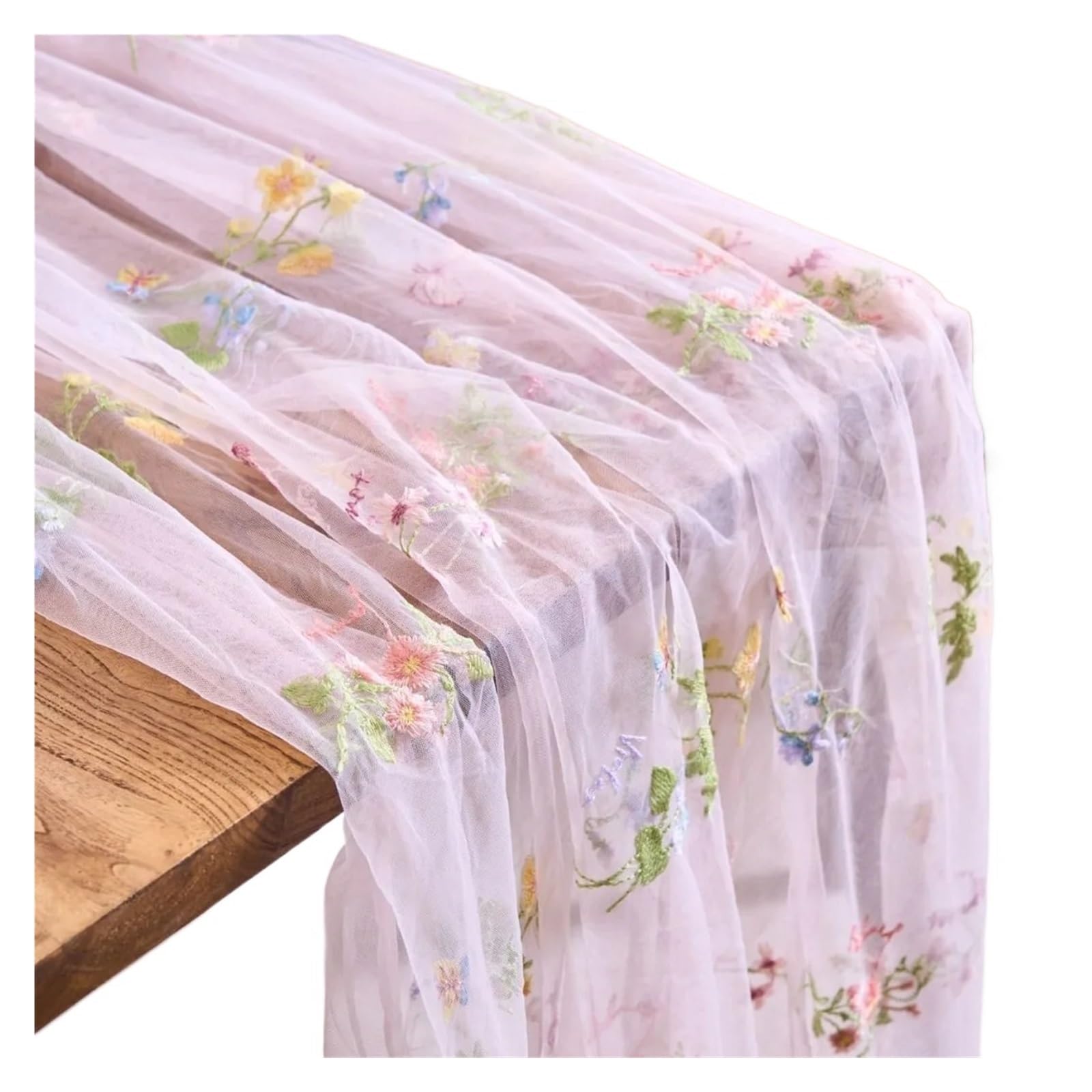 floral tablecloth Colorful Embroidered Lace Table Runner