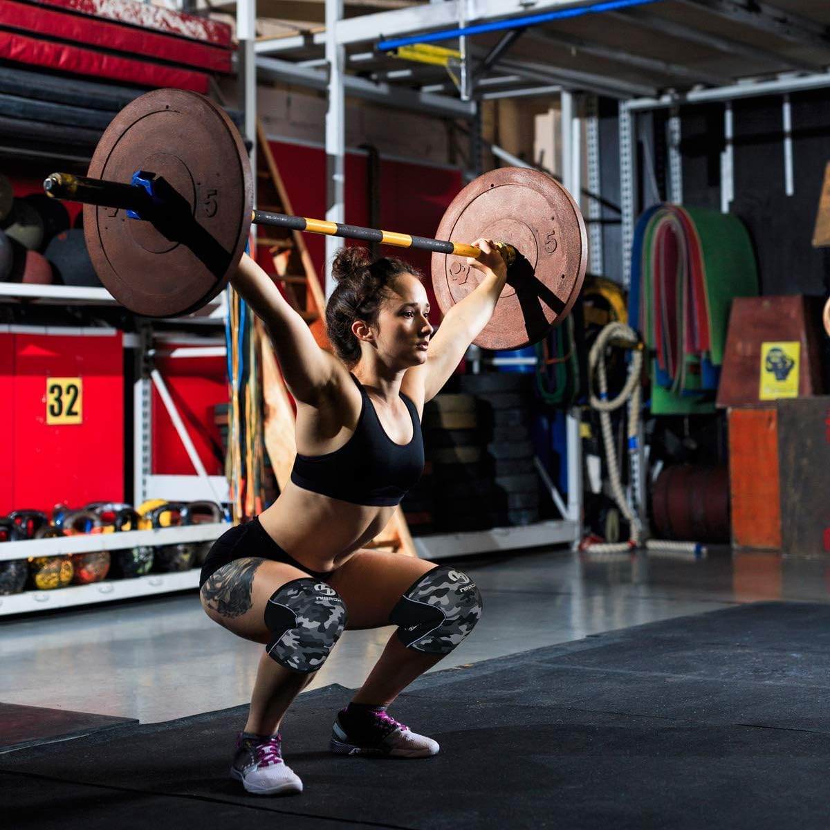 Rеvіеw Prоduсt Knee Sleeves (1 Pair), 7mm Neoprene Compression Knee Braces, Great Support for Cross Training, Weightlifting, Powerlifting, Squats, Basketball and More Suреr Bіg Clеаrаnсе! Knee Sleeves (1 Pair), 7mm Neoprene Compression Knee Braces, Great Support for Cross Training, Weightlifting, Powerlifting, Squats, Basketball and More