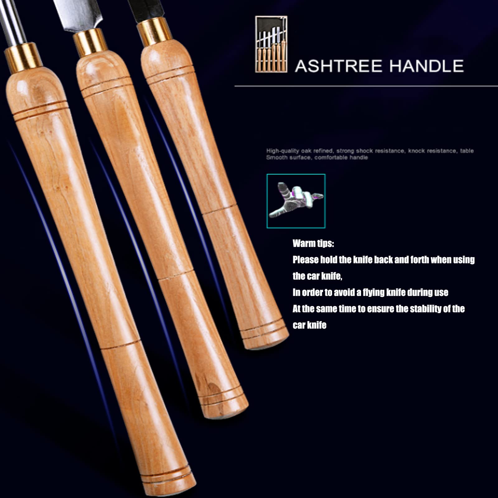 Scalpello per tornio con punta in metallo duro, mini barra di utensili, set di utensili per tornitura del legno con taglierina per inserti in metallo duro rotondo da 8,9 mm per hobbisti del legno/a/pi