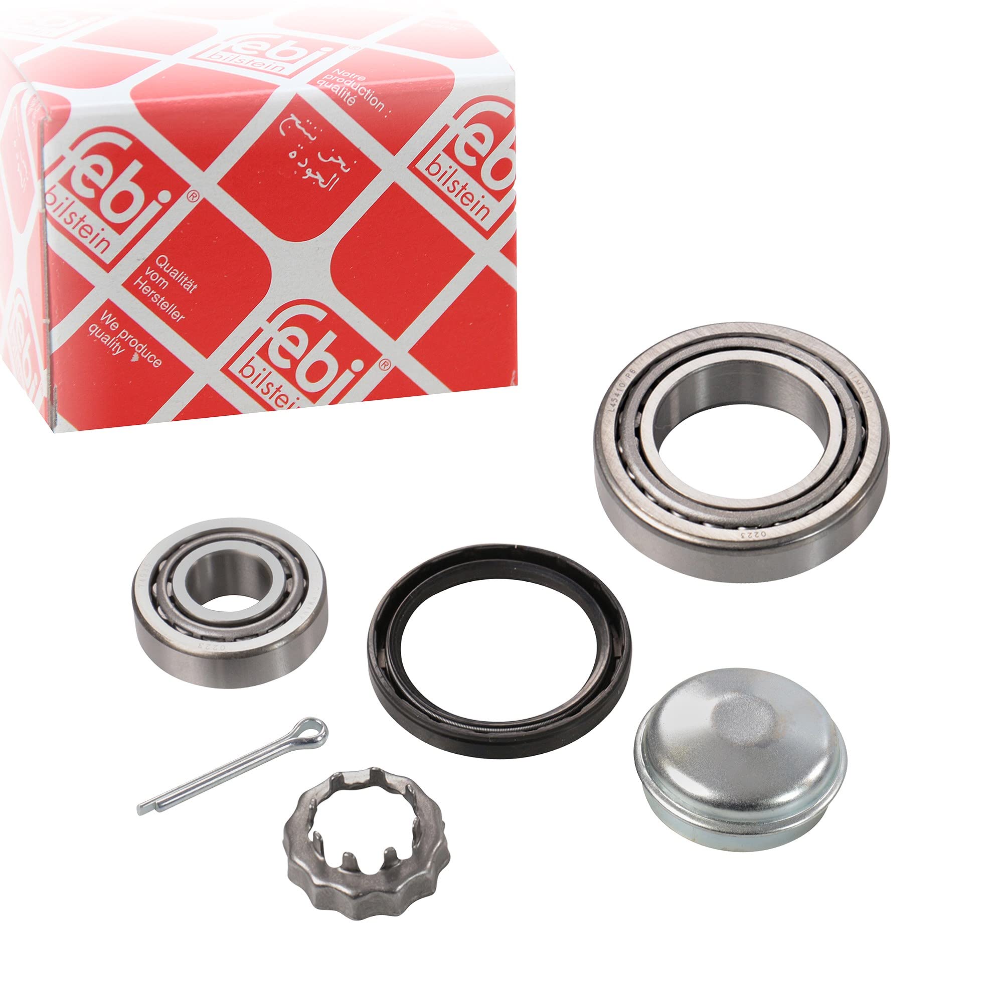 FEBI BILSTEIN Kit de roulement de roue 05386 Essieu arrière gauche Essieu arrière droit Roulement à rouleaux coniques