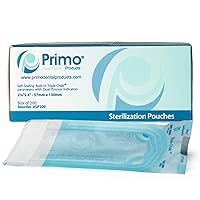 Vista 1 de Bolsas de esterilización autosellantes SP200, 2.25 x 4 pulgadas, paquete de 200