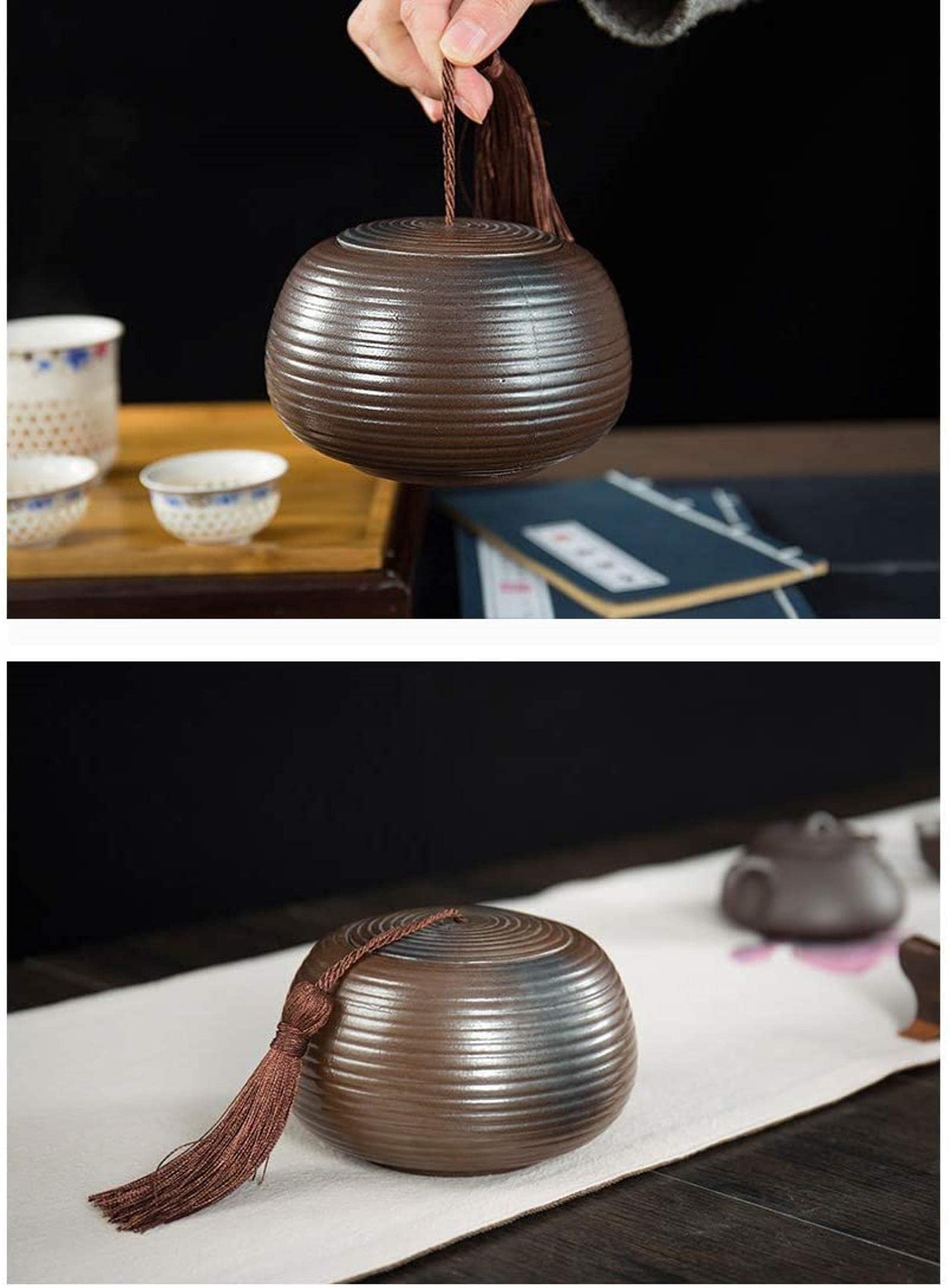 Recipiente hermético para café, azúcar, té, 1 Pieza, frascos para Almacenamiento de té, azúcar, café, decoración de recipientes de Cocina con Tapas