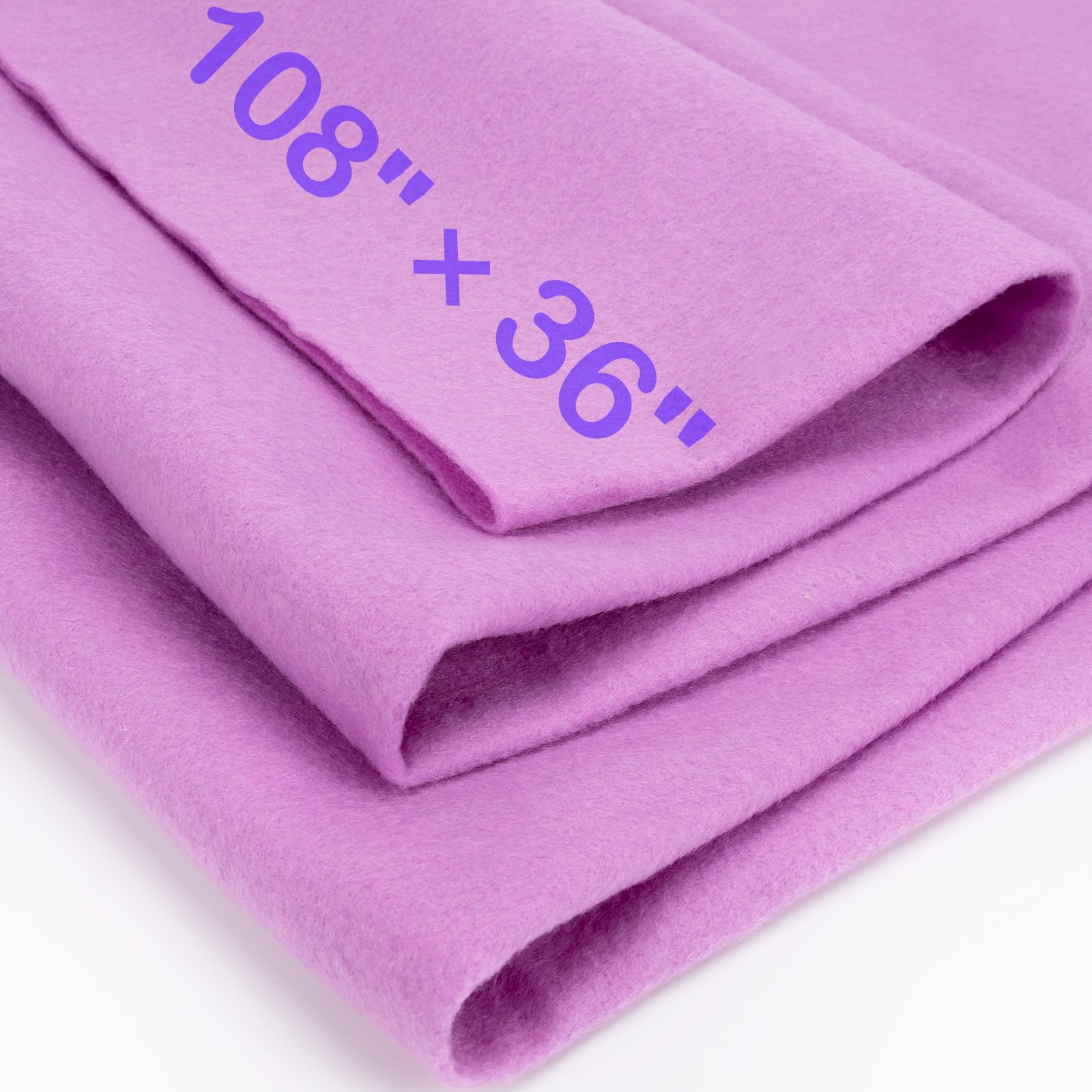 XSEINO Moss Green Large Felt Fabric 108" X 36 "(3 Square Yards), 1.4 mm Thick Soft Felt Fabric Sheet for Crafts, Green Series Colors Soft Nonwoven Fabric, Fit for Decoration, Sewing, DIY Crafts — view 26