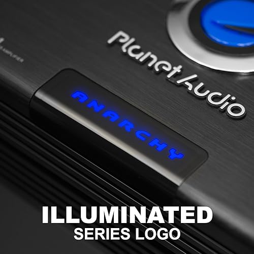 Miniatura 2 de Planet Audio AC2500.1M Amplificador monobloque para automóvil, 2500 vatios de potencia máxima, 2/4 ohmios estable, clase A/B, fuente de alimentación