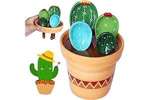 Cactus Measuring Spoons and Cups - Cacti Measuring Spoon with Holder