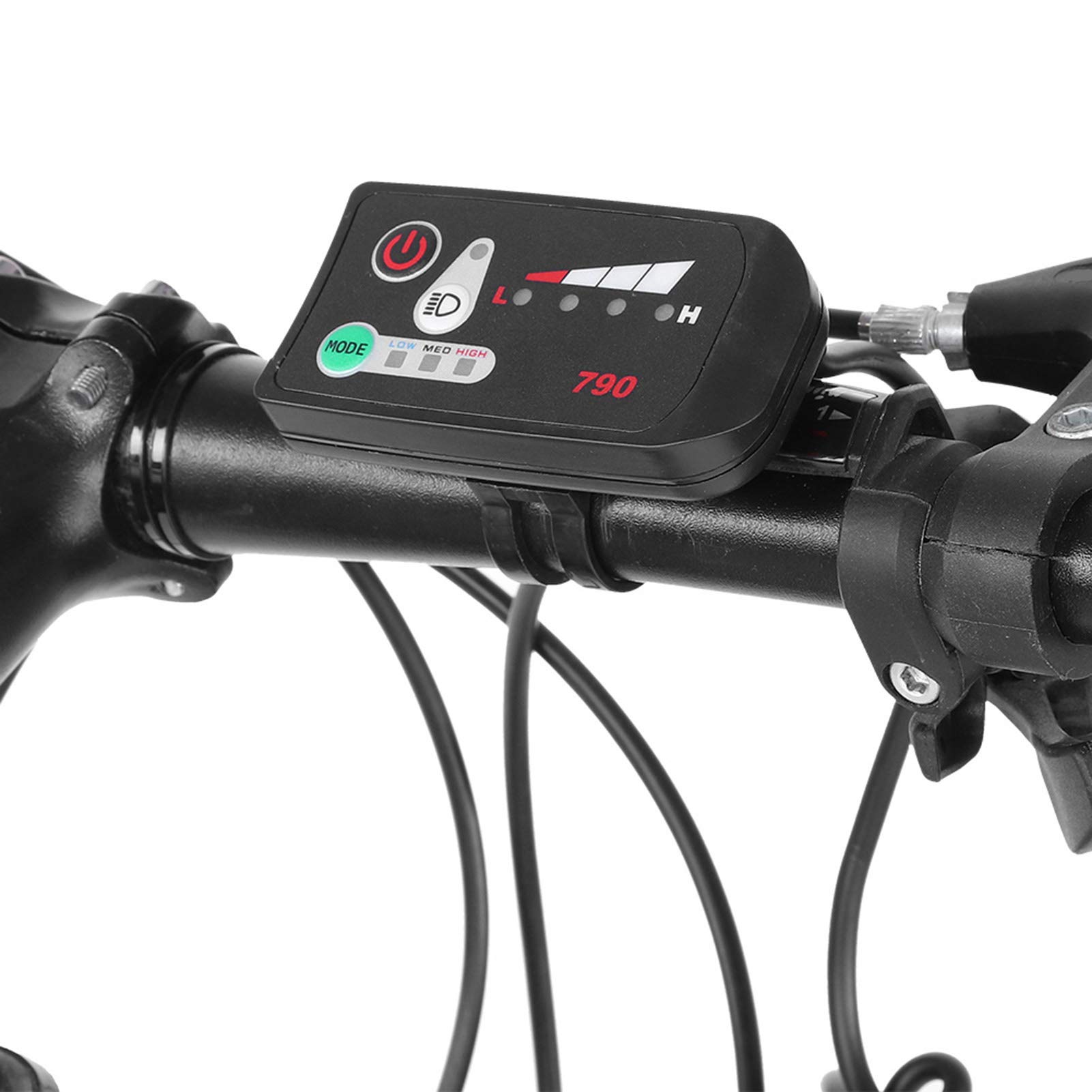 MAGT Display per Bicicletta Elettrica Pannello di Controllo, 24V 36V 48V LCD LED790 Impermeabile per Controller KT (24V)