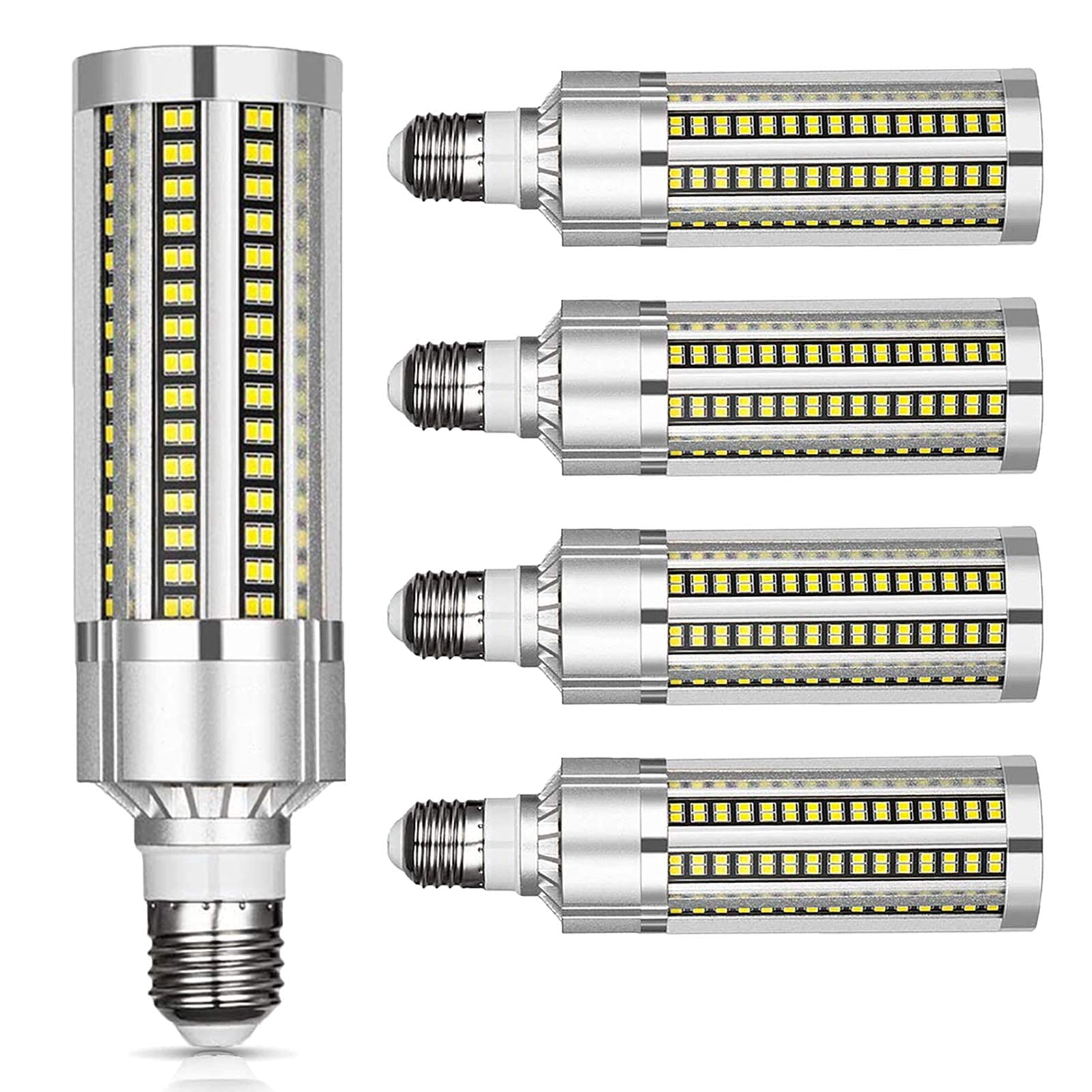 5 Confezioni 60W Lampadine LED Mais Super Luminose E27/E39 Base LED Lampada AC 100-277V 7200 Lumen 600W Equivalente Lampada/Incandescenza per Grandi Aree Commerciali Illuminazione a Soffitto(Bianco Fr