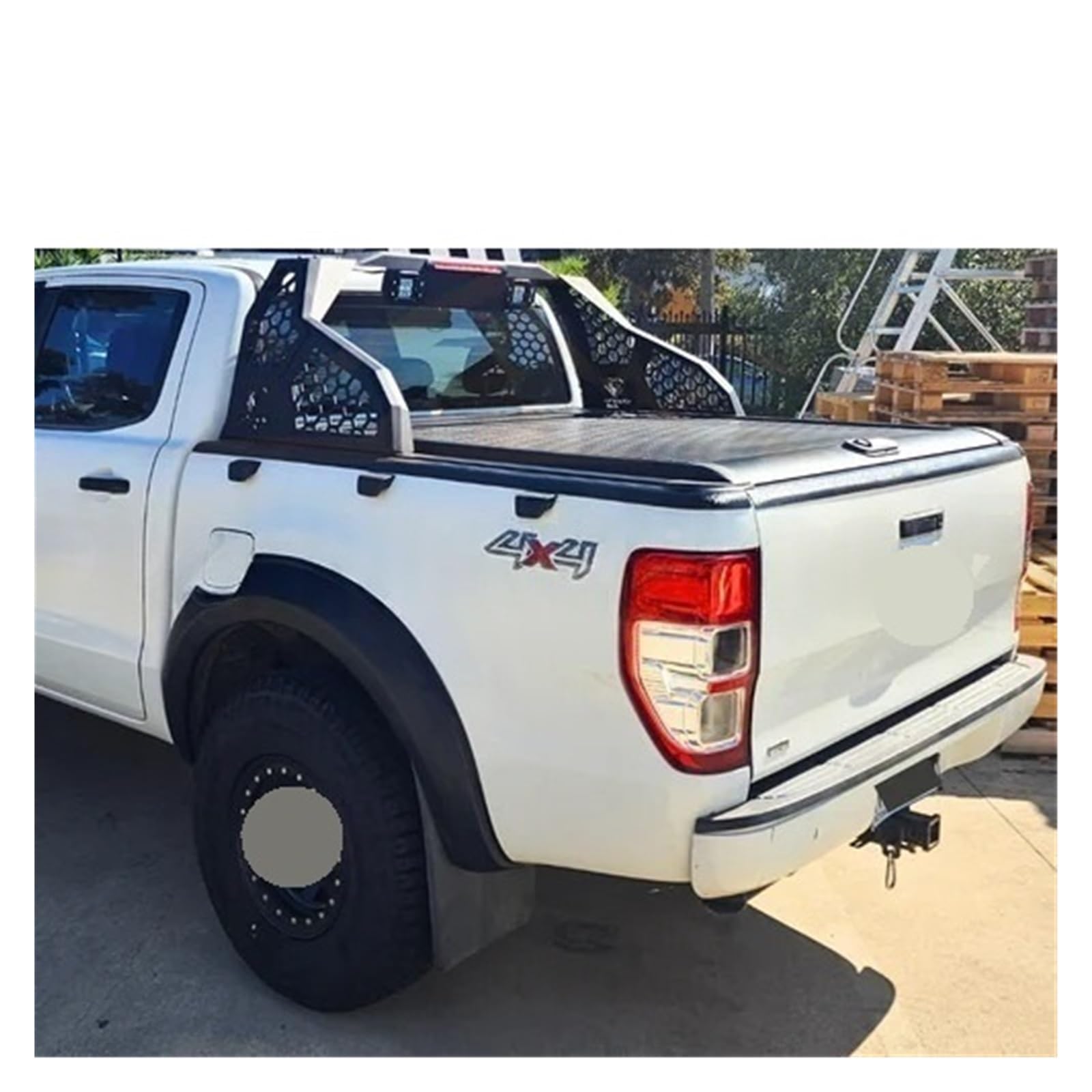 Cubiertas retráctiles for caja de camioneta, de aluminio rígido, Compatible con Ford Ranger T6 T7 T8 Raptor Maverick F150.