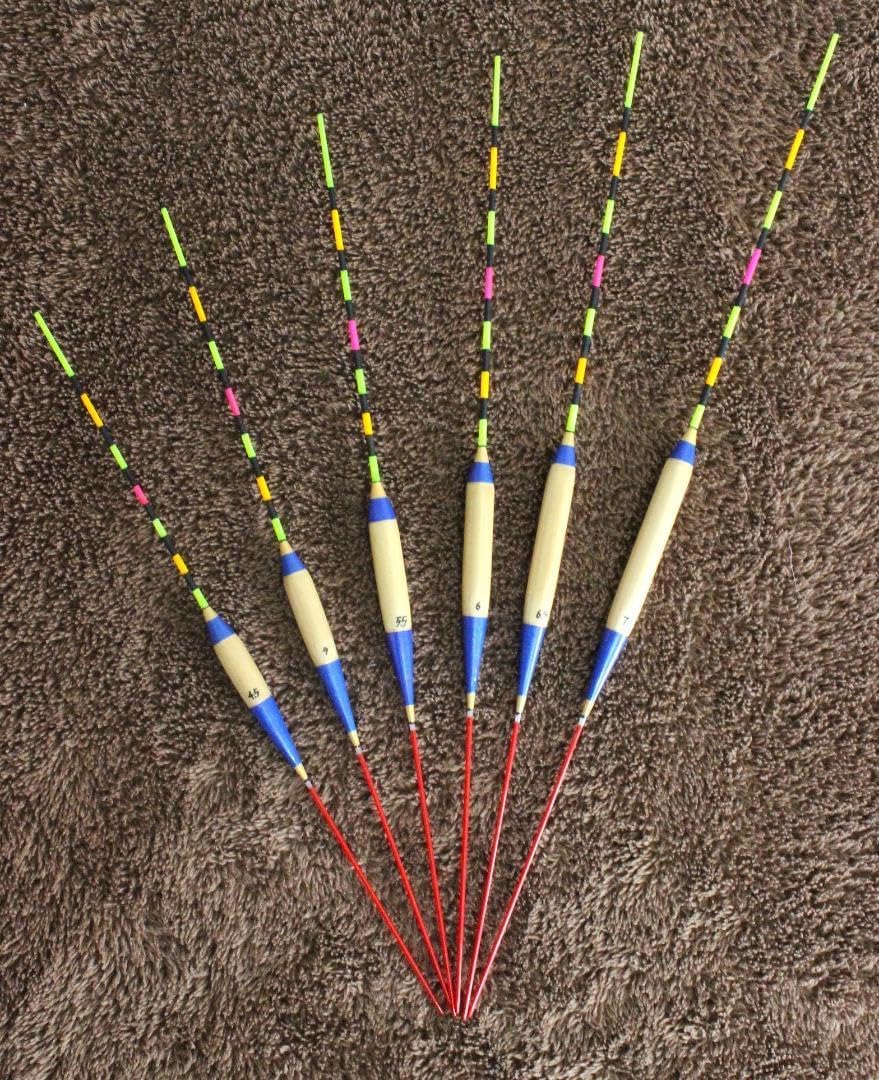 浅だな用かや浮子 パイプトップ ６本セット 新品未使用 浅だな用かや浮子 パイプトップ 6本セット JCWGQAKA 浅ダナ用