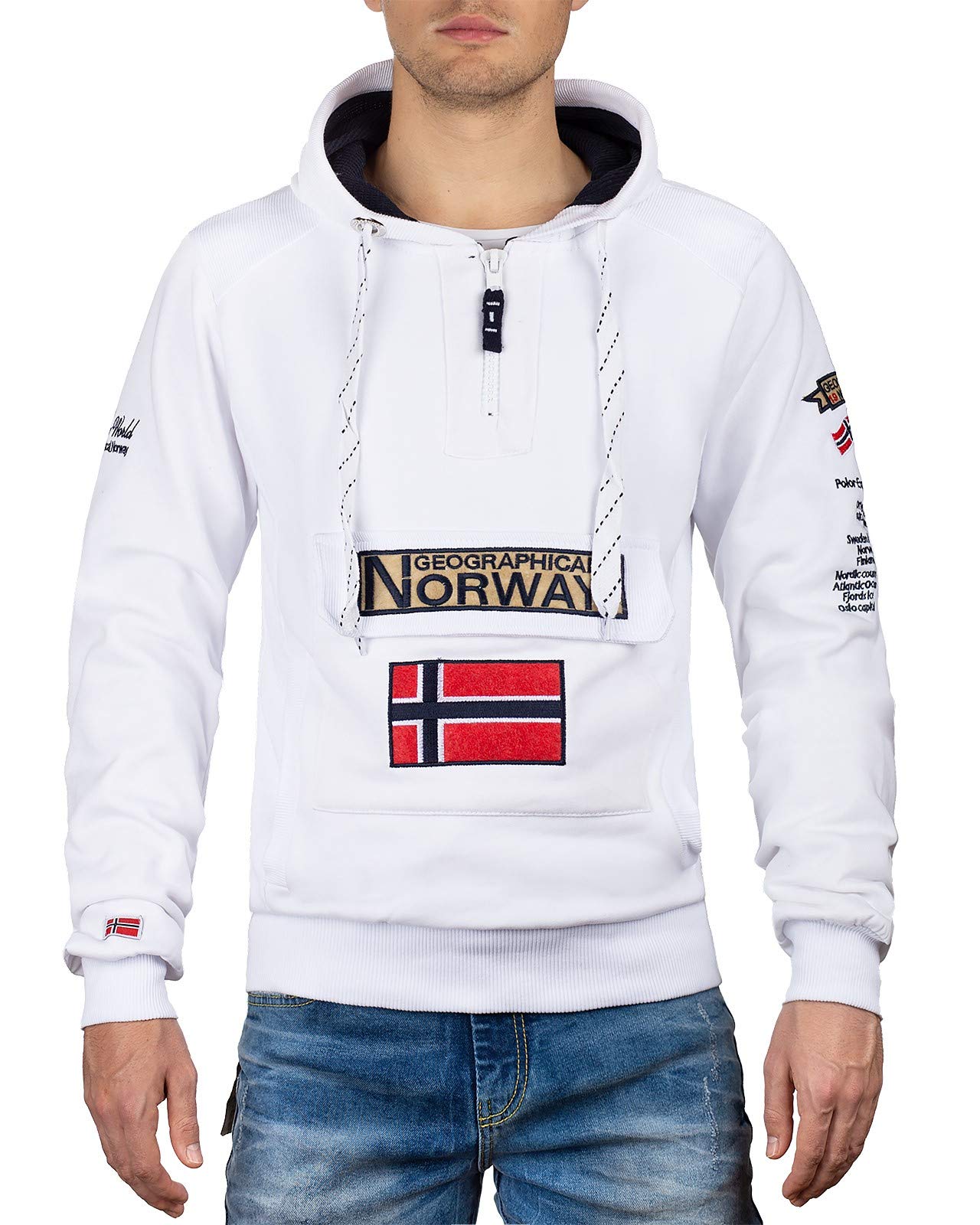 Sudadera Hombre Geographical Norway: Estilo y Versatilidad